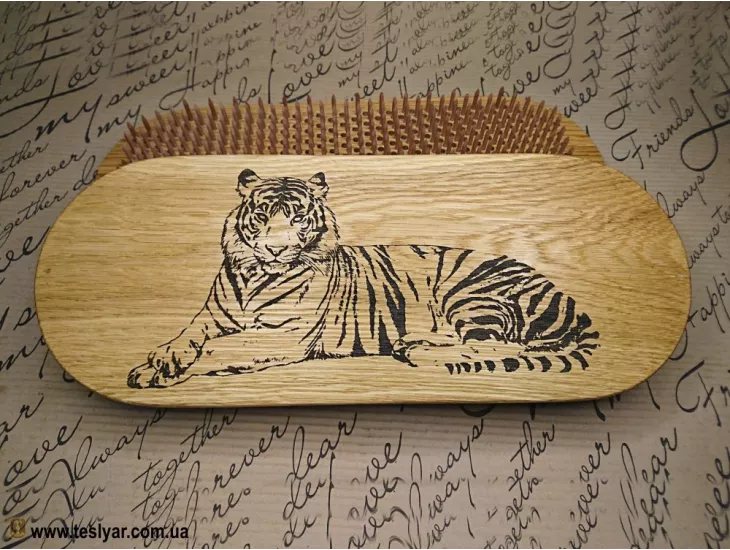 Дошка Sadhu Крок - 10мм з гравіюванням «Тигр»