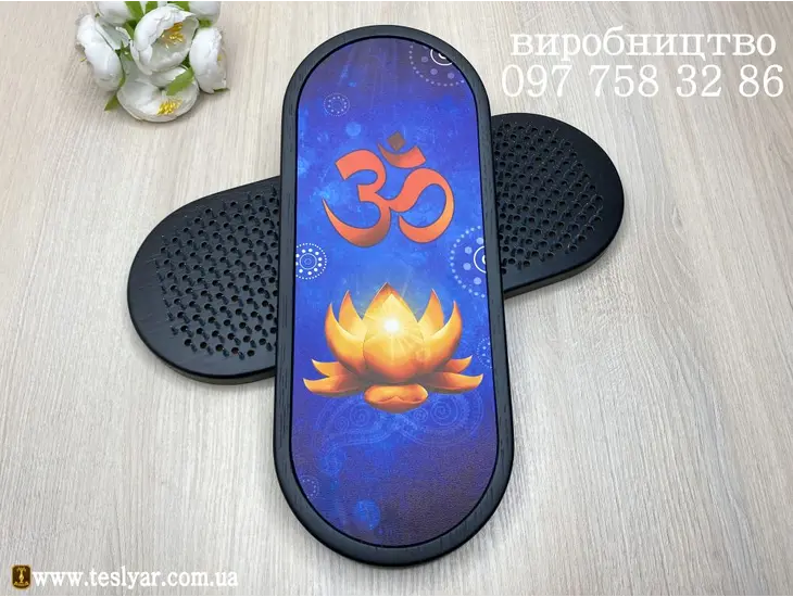 Дошка Sadhu Крок - 10мм з малюнком «Лотос - Знак Ом» NEW